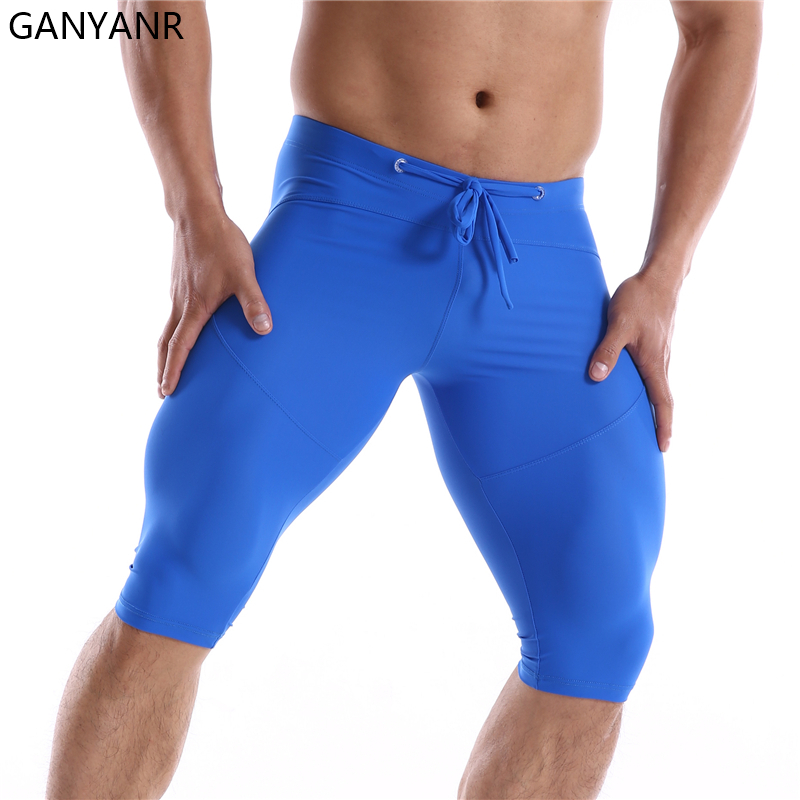 Ganyanr Chạy Thun Nam Nén Quần - đánh giá và giá Compression Shorts Athletes