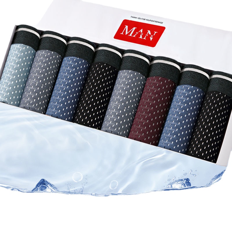 8 Cái/lốc Quần Lót Nam Băng Lụ - đánh giá và giá Boxer Shorts Modal