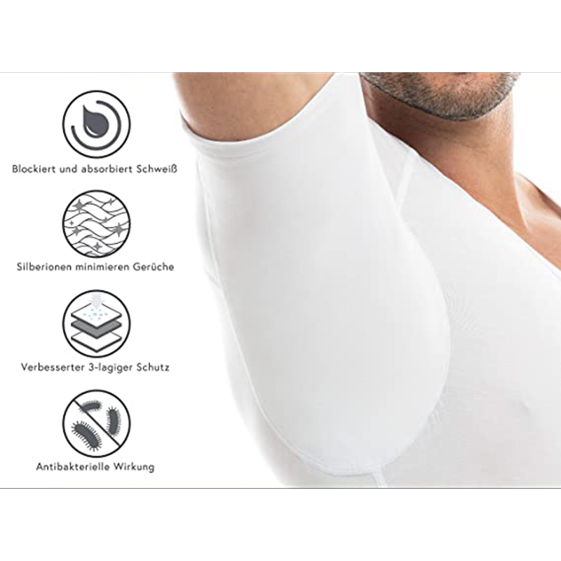 Men Undershirts Anti-transpira - đánh giá và giá Undershirt Crew Neck