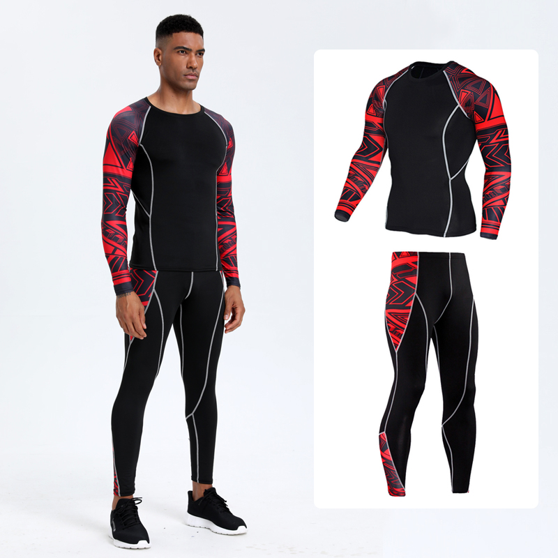 Men's PRO Sports Fitness Suit: - đánh giá và giá Compression Long Pant
