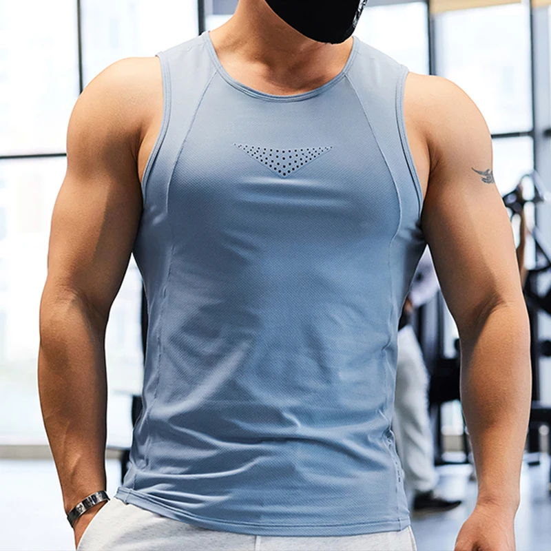 Men Running Tank Tops Outdoor  - đánh giá và giá Sleeveless Undershirt