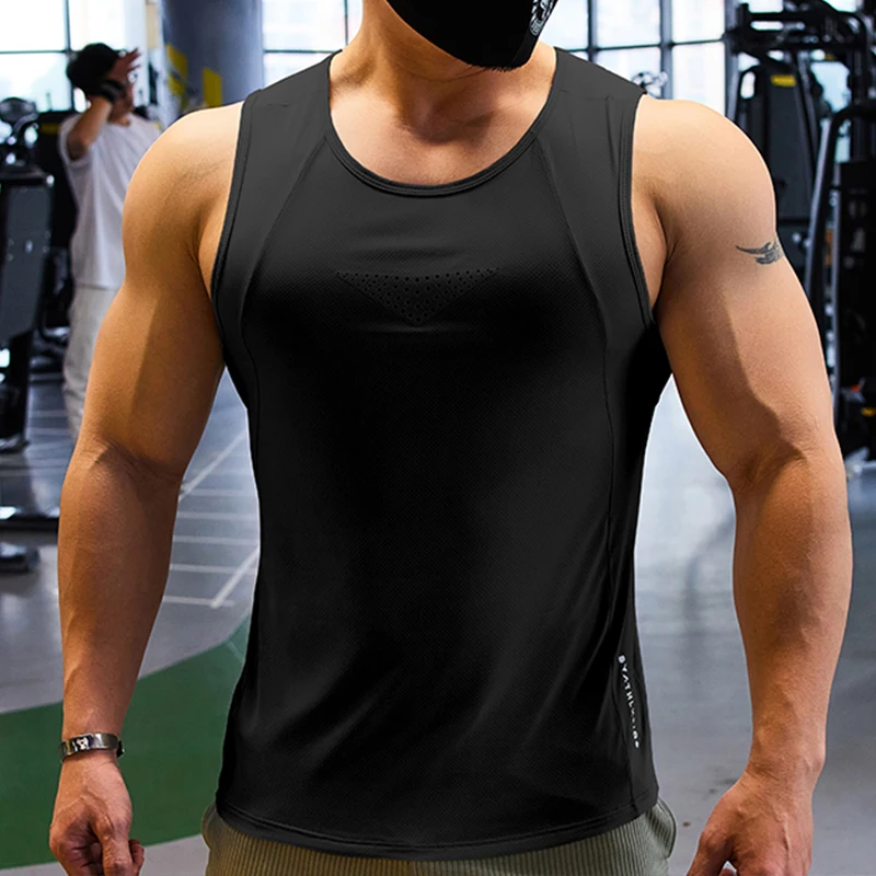 Men Running Tank Tops Outdoor  - đánh giá và giá Sleeveless Undershirt