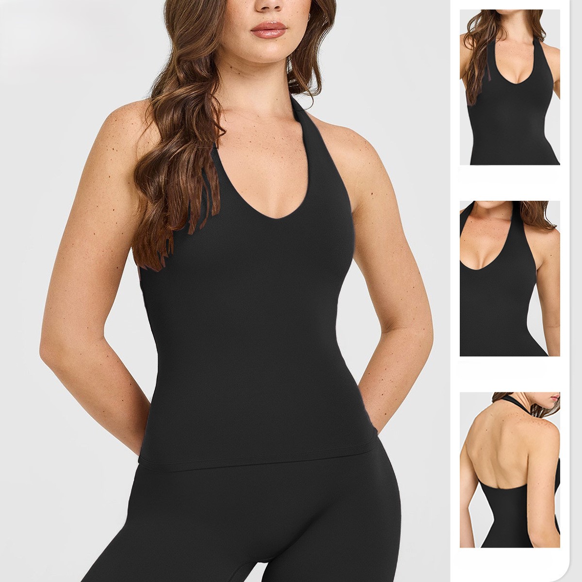 Naked Feel Halter Neck Yoga Sp - đánh giá và giá Suspender Tank Top