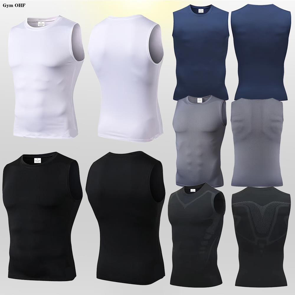 Men's Compression Tank Tops Gy - đánh giá và giá Sleeveless Undershirt