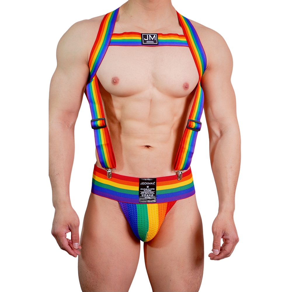 JOCKMAIL Rainbow Body Harness  - đánh giá và giá Jockstrap Athletic